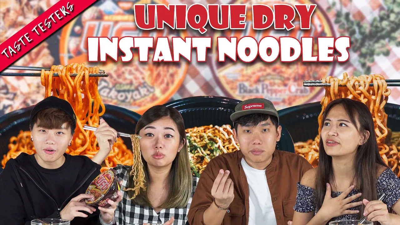 Unique Flavours Of Dry Instant Noodles!   Taste Testers   EP 113