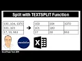 Excel TEXTSPLIT function to Split Values By Delimiter More Excel Magic Trick 1904