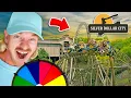 MYSTERY WHEEL Decides Which THEME PARK I Visit - Day 2