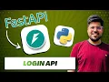 FastAPI Login API Tutorial Verify User Password Authenticate User