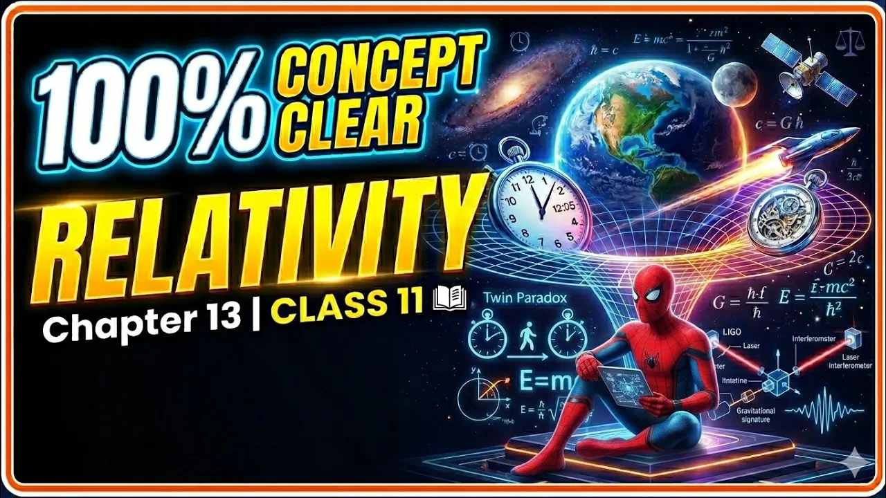 PHYSICS HSSC 1 CHAPTER 13 : RELATIVITY By Spidey Bhai.