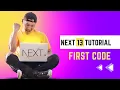 Next JS tutorial in Hindi First Program Component Hello World