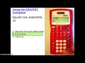 TI 30X Square Roots Exponents Pi
