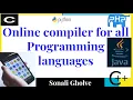 Online Compiler for Execute any programming language code using Mobile and Desktop