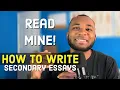 How to Write Secondary Essays for Medical School 3 EXAMPLES FROM MY APP