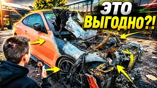 Эта сгоревшая BMW M4 стоит больше, чем кажется