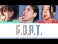 TWICE (Mina, Dahyun & Chaeyoung)  - "G.O.A.T." | Color Coded Lyrics (Pt-Br)✩