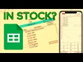 Track Merch Inventory Balance in ONE Google Sheet Easiest Method for Solo Creators