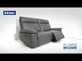 Kinsen Home Latest Thick Leather Power Recliner Sofa