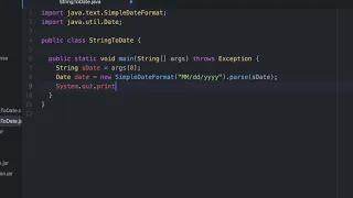 Java Convert String to Date using SimpleDateFormat