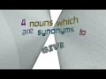 give - 4 nouns which are synonyms of give sentence examples