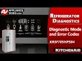 KitchenAid Refrigerator - Diagnostic Mode Error Codes Troubleshooting by Factory Technician
