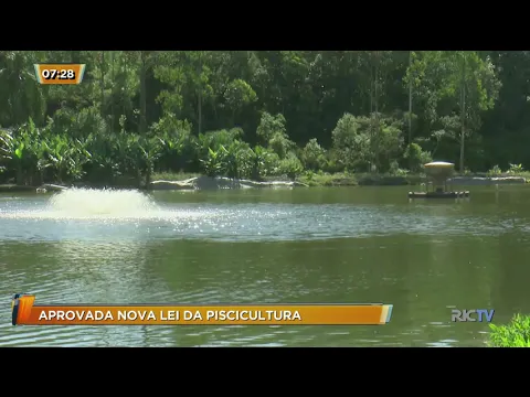 Nova lei da piscicultura é aprovada
