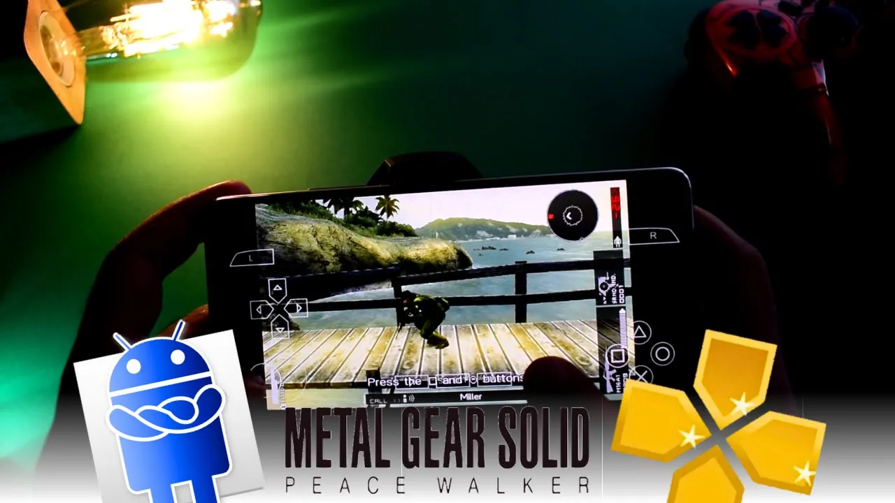 Metal Gear Solid Peace Walker Android Gameplay | PSP Emulator Android | PPSSPP Gold