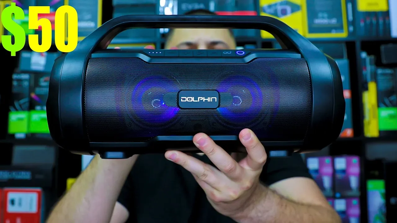 $50 Bluetooth Speaker | Dolphin LX20 Bluetooth Speaker, BEAST???