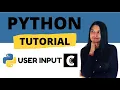 5 Python Tutorial for beginners User Input in Python Python Programming Come Code Conquer