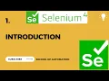 Selenium Basic Tutorial 1 - Introduction