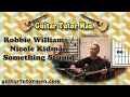 Download Lagu Something Stupid - Robbie Williams \u0026 Nicole Kidman / Sinatra - Guitar Lesson (Easy-ish)