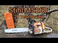 Stihl MS260 20 year review start up