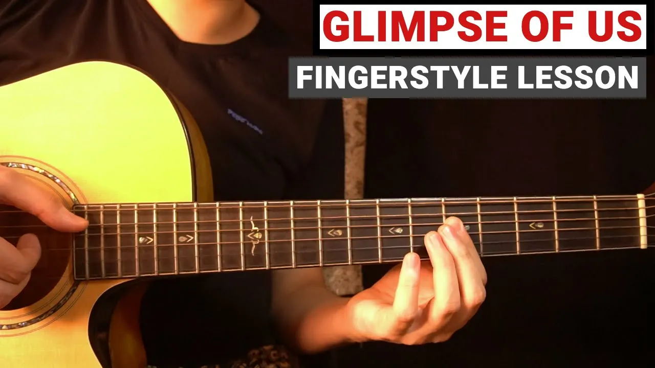 Joji - Glimpse of Us | Fingerstyle Guitar Lesson (Tutorial) How to Play