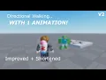 IMPROVED How to make a Directional Movement System on Roblox Studio V2 With only 1 animation