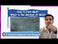 Method of Maximum Likelihood Estimation MLE Principle of MLE Maximum Likelihood Estimators