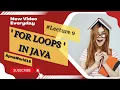 Mastering Java For Loops A Comprehensive Tutorial Java for Beginners ApnaWorld18