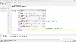 Python GUI - Label and Button with Event Handling