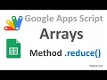 Apps Script and JavaScript Arrays Method reduce RU voice