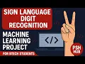 Sign Language Digit Recognition Code Execution