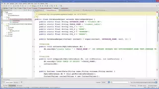 Android SQLite Database Tutorial 6 Delete values in SQLite Database table using Android YouTube