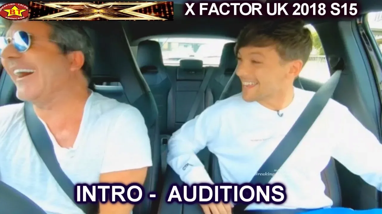 INTRO Simon & Louis Tomlinson at a Fastfood Drive Thru AUDITIONS week 1 (Round 2)X Factor UK 2018