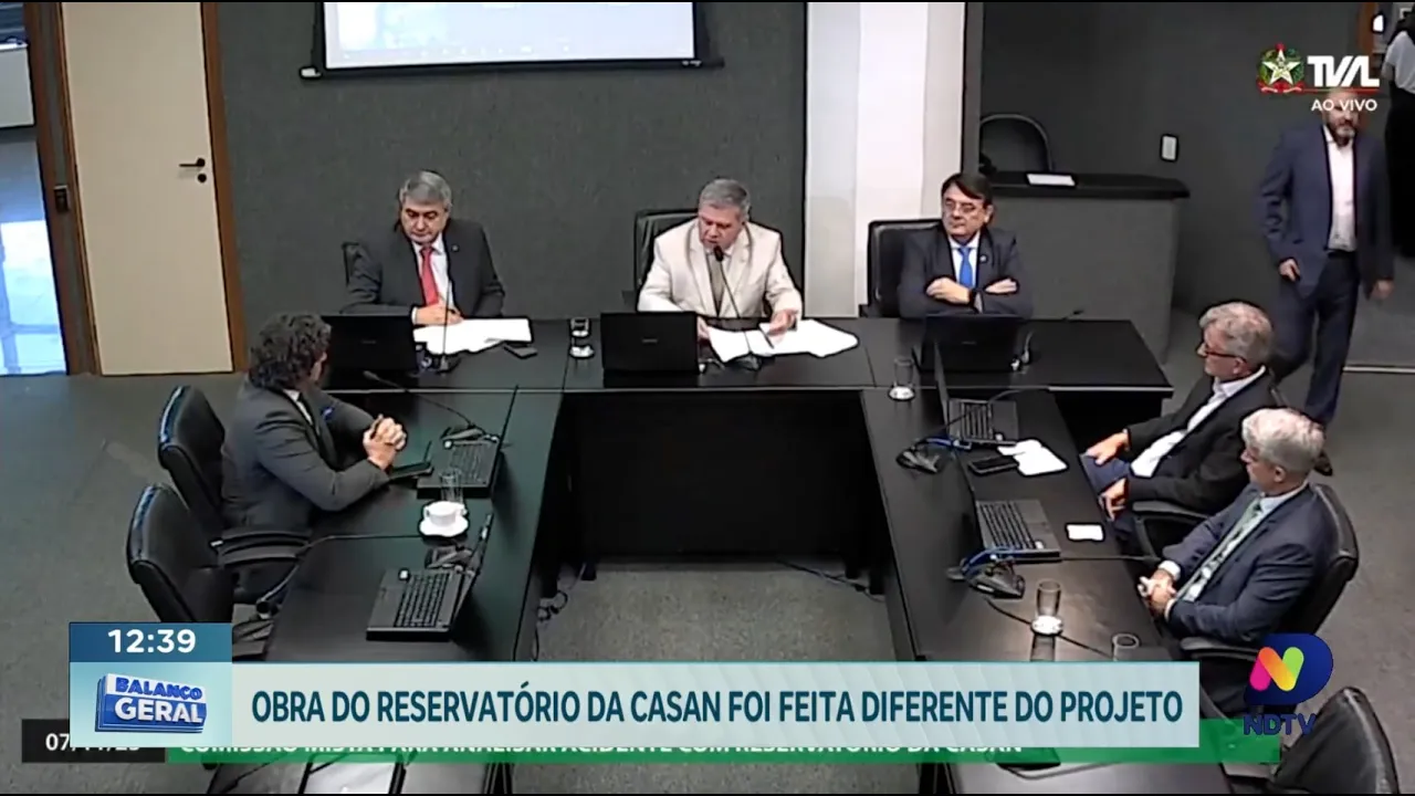 Investigação da Alesc revela discrepâncias na construção do reservatório da Casan