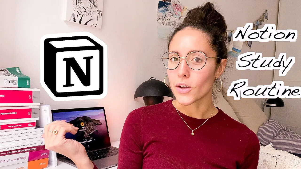 Notion Study routine | studio, appunti, riassunti, organizzazione e produttivitá