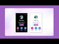 CREATE A RESPONSIVE LIGHT AND DARK MODE USER PROFILE CARD USING HTML AND CSS CODING GUJARAT
