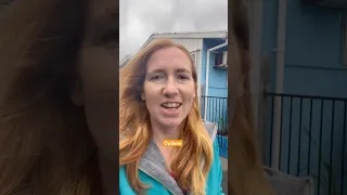 Tropical cyclone approaching New Zealand