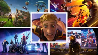 Evolution of All Fortnite Story Cinematic Trailers..! ( Chapter 1 Season 1 - Chapter 7 Season 1)