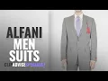 Top 10 Alfani Men Suits Winter 2018 Alfani RED 38L 32 X 32 Slim Fit Light Gray Stepweave Wool