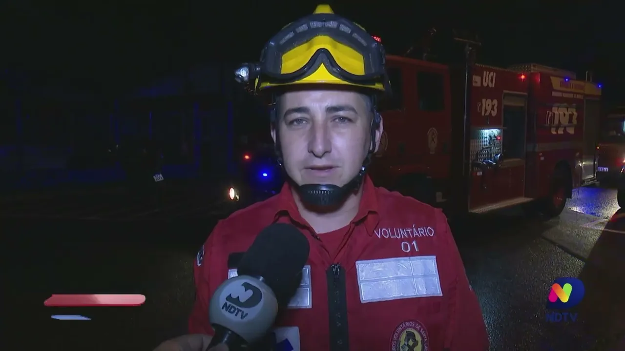 Atendimento suspenso hoje: CEI de Joinville pega fogo e agora prédio será avaliado