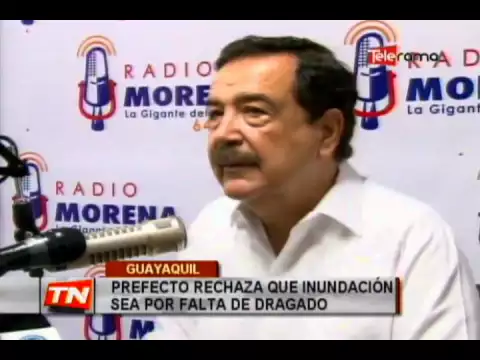Prefecto rechaza que inundación sea por falta de dragado