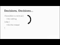 How PHP makes decisions