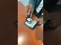 The excitement getting my passport stamped REACT