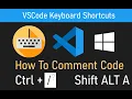 VSCode Keyboard Shortcut How To Add Single and Multiple Line Comments Wrap Text Selection