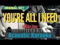 Download Lagu You’re All I Need - White Lion (Acoustic Karaoke)