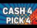 Cash 4 Pick 4 Charts for 25 Predictions Strategy Workout