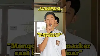 SEBUTKAN CARA MENGHINDARI DEBU GUNUNG ANAK KRAKATAU