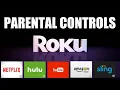 How to enable parental controls in Roku how it works