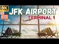 8K JFK International Airport Terminal 1 - Full Walkthrough Tour Subtitles