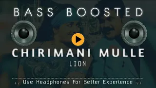 chirimani mulle bass boosted lion dileep bass bro malayalam