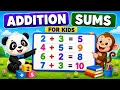 Multiplication Addition for Kids Learn Times Tables Plus Sums Easy Math for Children